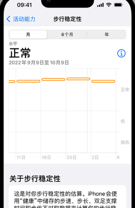 白塔iPhone手机维修如何在iPhone开启'步行稳定性通知'