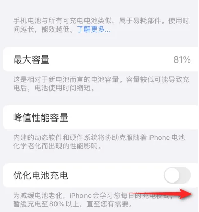 白塔苹果15维修分享iPhone15充电到80%就充不进电了怎么办 