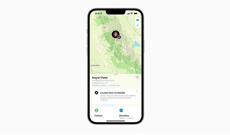 白塔苹果14维修分享iPhone14系列中 FindMy功能通过卫星分享位置方法教程 