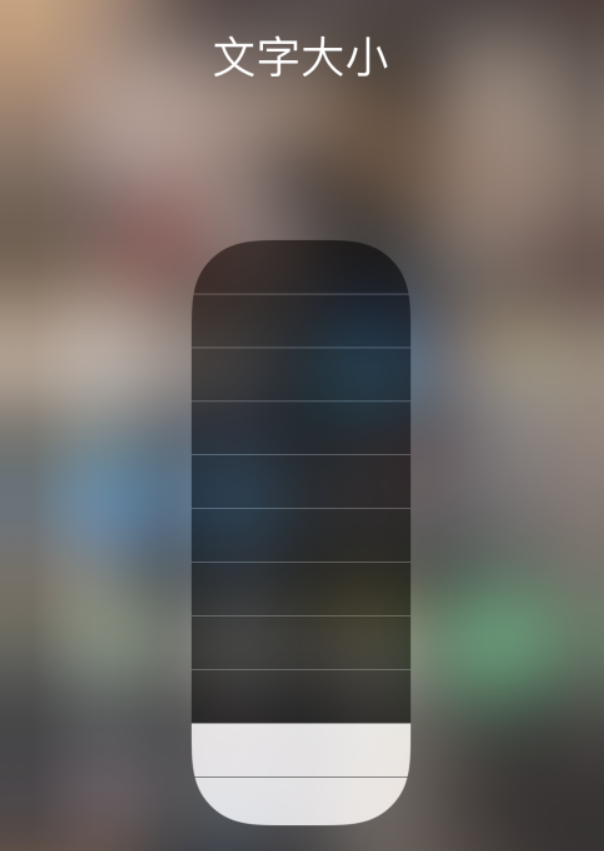白塔苹果手机维修分享小技巧：在 iPhone 控制中心快速调节字体大小 
